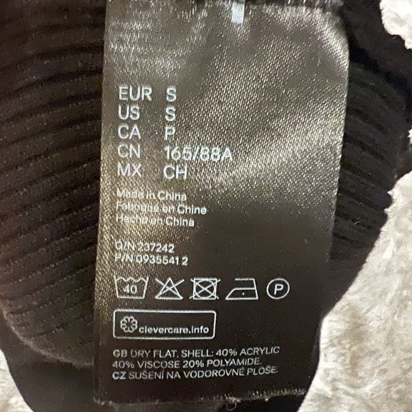 Kangol & H&M Ribbed Bodycon Dress Long Sleeve - Picture 7 of 7